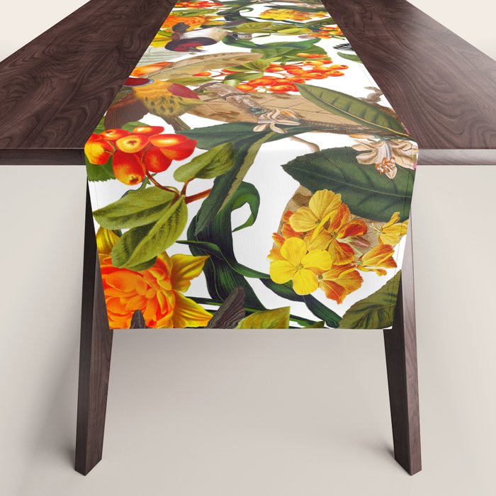 Floral and Birds XLVI Table Runner Gallery Image 1