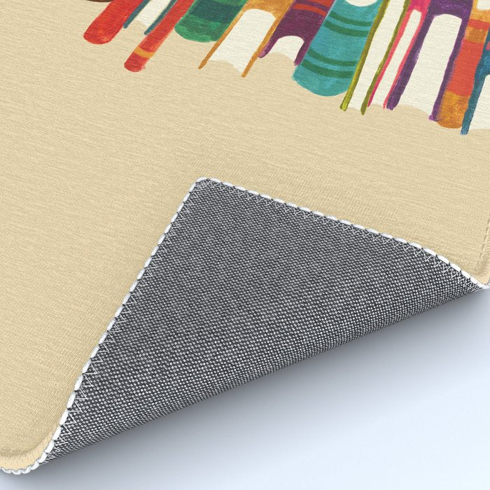 Owl Reading Rainbow Rug Gallery Image 4