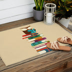 Owl Reading Rainbow Outdoor Rug Gallery Image 2