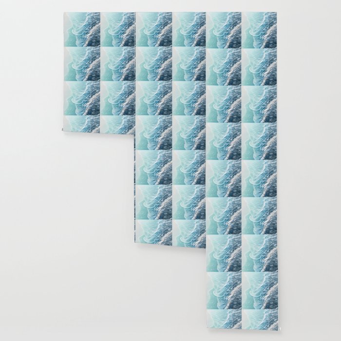 Soft Turquoise Ocean Dream Waves #1 #water #decor #art #society6 Wallpaper Gallery Image 3