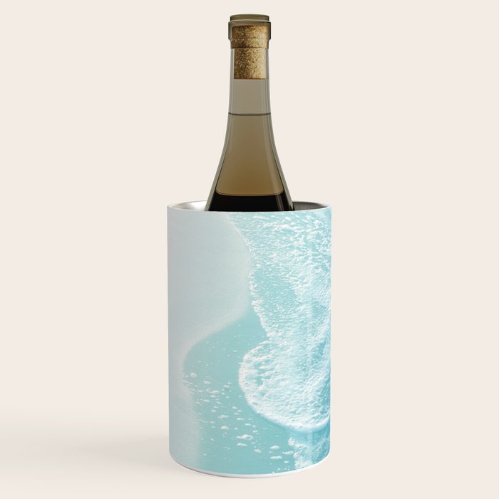 Soft Turquoise Ocean Dream Waves #1 #water #decor #art #society6 Wine Chiller Gallery Image 2