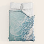 Soft Turquoise Ocean Dream Waves #1 #water #decor #art #society6 Duvet Cover Gallery Image 6