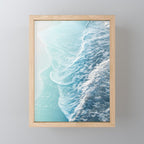 Soft Turquoise Ocean Dream Waves #1 #water #decor #art #society6 Mini Art Print Gallery Image 1