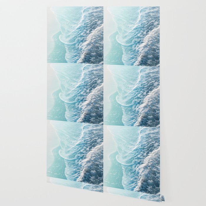 Soft Turquoise Ocean Dream Waves #1 #water #decor #art #society6 Wallpaper Gallery Image 2