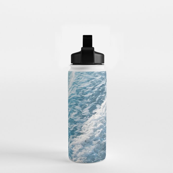 Soft Turquoise Ocean Dream Waves #1 #water #decor #art #society6 Water Bottle Gallery Image 2