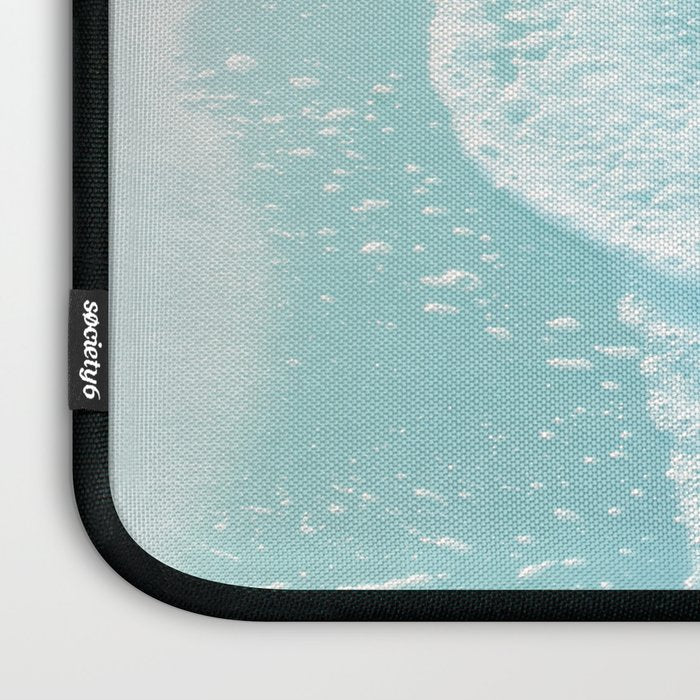 Soft Turquoise Ocean Dream Waves #1 #water #decor #art #society6 Laptop Sleeve Gallery Image 3