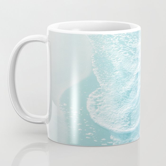 Soft Turquoise Ocean Dream Waves #1 #water #decor #art #society6 Coffee Mug Gallery Image 3