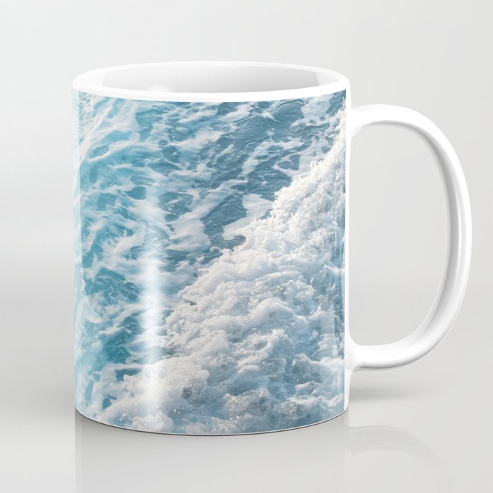 Soft Turquoise Ocean Dream Waves #1 #water #decor #art #society6 Coffee Mug Gallery Image 1