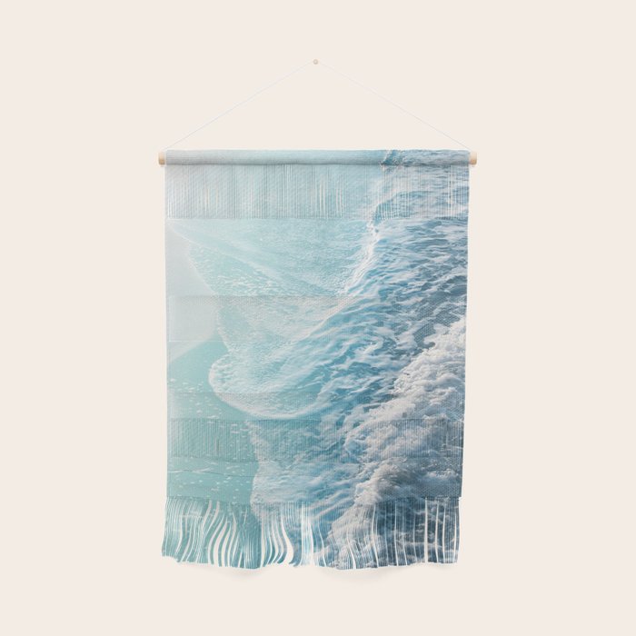 Soft Turquoise Ocean Dream Waves #1 #water #decor #art #society6 Wall Hanging Gallery Image 1