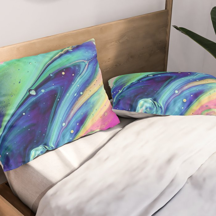 Space #abstract #digitalart Pillow Sham Gallery Image 2
