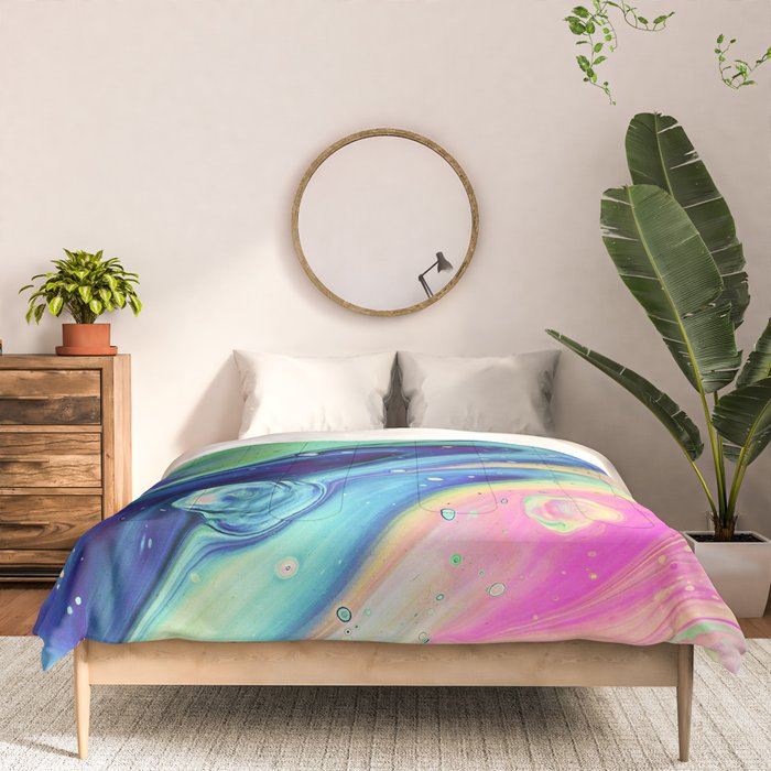 Space #abstract #digitalart Comforter Gallery Image 3