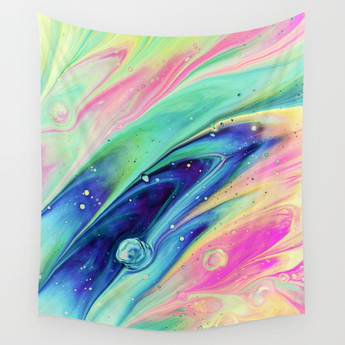 Space #abstract #digitalart Wall Tapestry Gallery Image 1