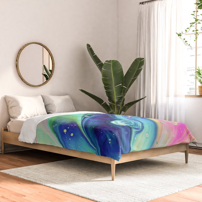 Space #abstract #digitalart Comforter Gallery Image 2