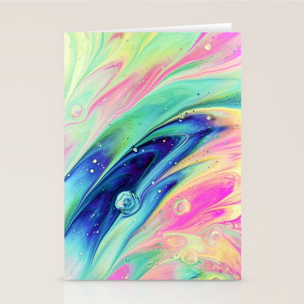 Space #abstract #digitalart Stationery Card Gallery Image 1