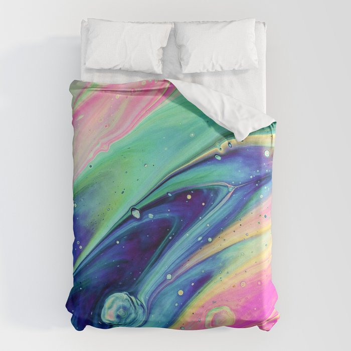 Space #abstract #digitalart Duvet Cover Gallery Image 6
