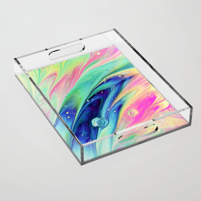 Space #abstract #digitalart Acrylic Tray Gallery Image 1