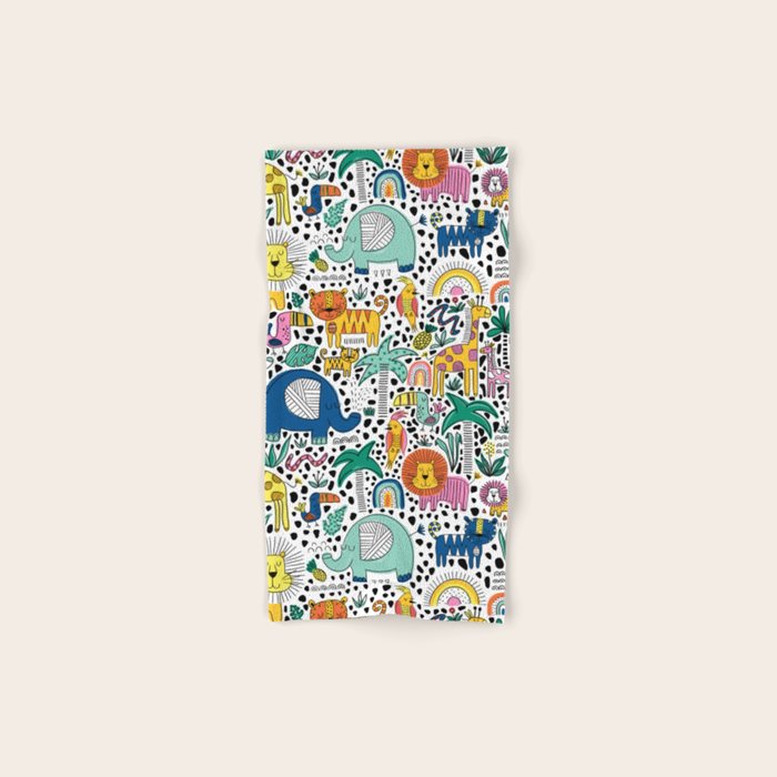 Safari Animals Bath Towel Gallery Image 1