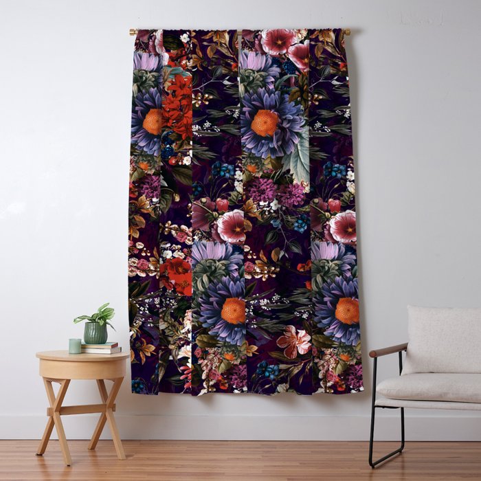 EXOTIC GARDEN - NIGHT XXIII Window Curtain Gallery Image 1