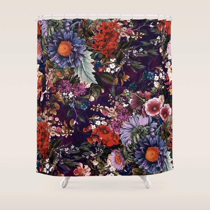 EXOTIC GARDEN - NIGHT XXIII Shower Curtain Gallery Image 1