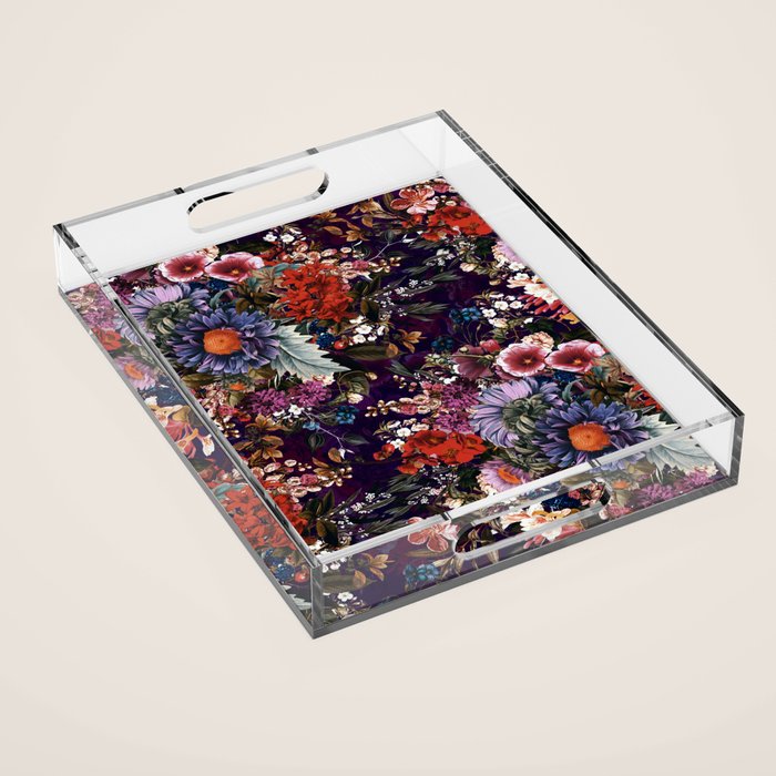 EXOTIC GARDEN - NIGHT XXIII Acrylic Tray Gallery Image 1