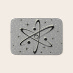 Atomic Love - Lunar Grey Bath Mat Gallery Image 1