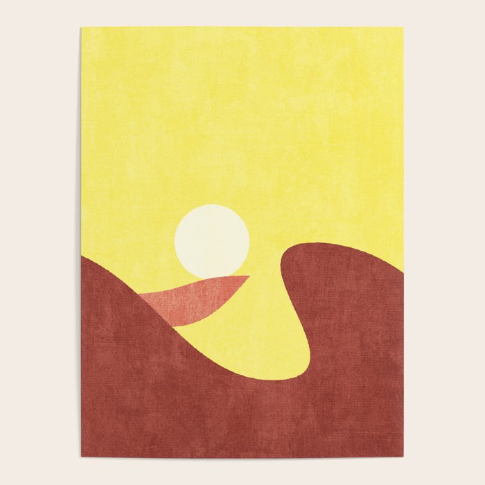 LANDSHAPES / Desert - Sunset Poster Gallery Image 1