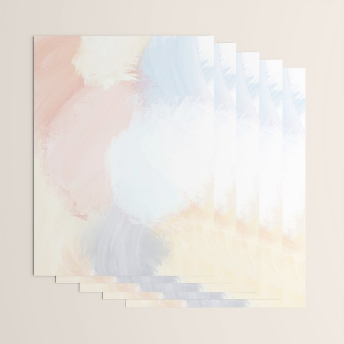 Abstract Pastel Painting Wrapping Paper Gallery Image 3