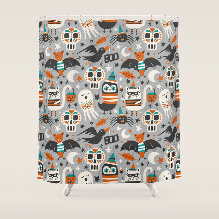 Halloween Party Shower Curtain Gallery Image 1