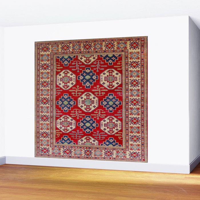 Red Forest Path Wall Mural Gallery Image 2