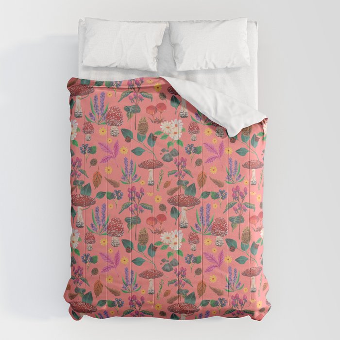 Autumn garden plants Comforter Gallery Image 1