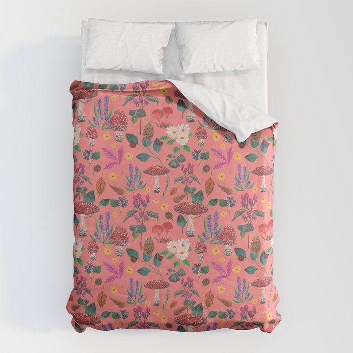 Autumn garden plants Duvet Cover Gallery Image 6