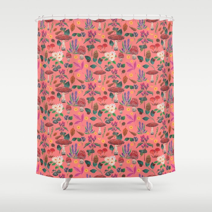 Autumn garden plants Shower Curtain Gallery Image 1