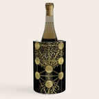 Kabbalah The Tree of Life Gold on Black N2 Wine Chiller Gallery Image 1