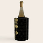Kabbalah The Tree of Life Gold on Black N2 Wine Chiller Gallery Image 3