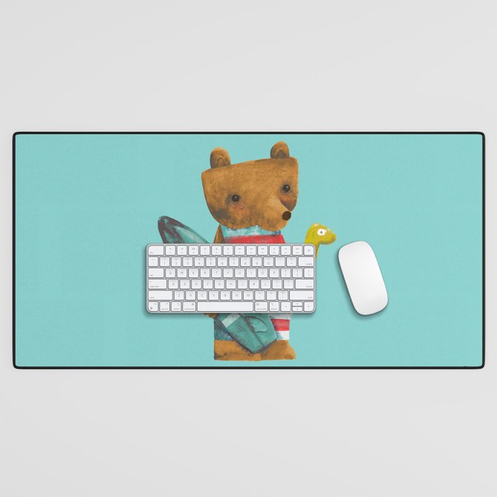 Summer Bear Desk Mat Gallery Image 1