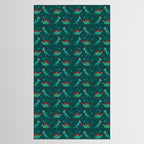 Cute Christmas Dinosaurs Dinos Dinosaur Tablecloth Gallery Image 2