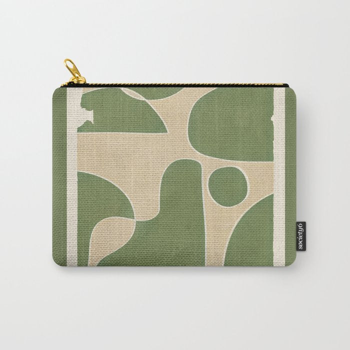 Abstract Forms 02 Carry All Pouch Gallery Image 1