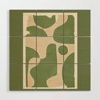 Abstract Forms 02 Wood Wall Art Gallery Image 1