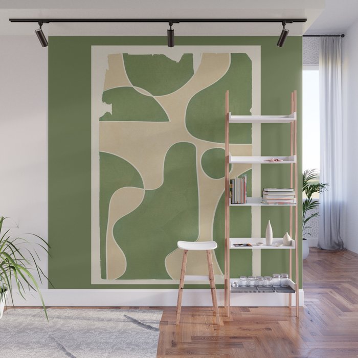 Abstract Forms 02 Wall Mural Gallery Image 1