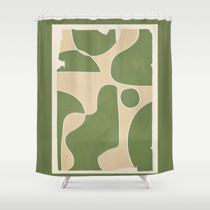 Abstract Forms 02 Shower Curtain Gallery Image 1