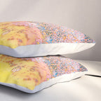 Random Bliss, Abstract Graphic Digital Art, Resin Art Painting Colorful Eclectic Bohemian Pillow Sham Gallery Image 3