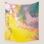 Random Bliss, Abstract Graphic Digital Art, Resin Art Painting Colorful Eclectic Bohemian Wall Tapestry Gallery Image 4