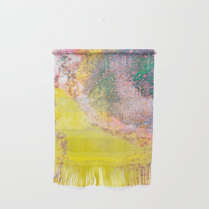 Random Bliss, Abstract Graphic Digital Art, Resin Art Painting Colorful Eclectic Bohemian Wall Hanging Gallery Image 1