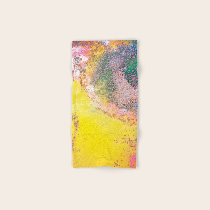 Random Bliss, Abstract Graphic Digital Art, Resin Art Painting Colorful Eclectic Bohemian Towels Gallery Image 1