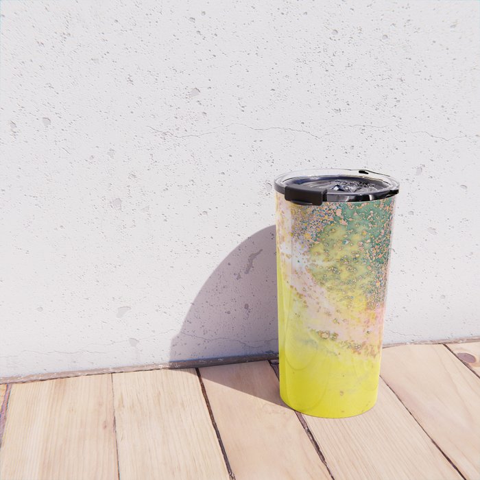 Random Bliss, Abstract Graphic Digital Art, Resin Art Painting Colorful Eclectic Bohemian Travel Mug Gallery Image 4