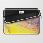 Random Bliss, Abstract Graphic Digital Art, Resin Art Painting Colorful Eclectic Bohemian Laptop Sleeve Gallery Image 2