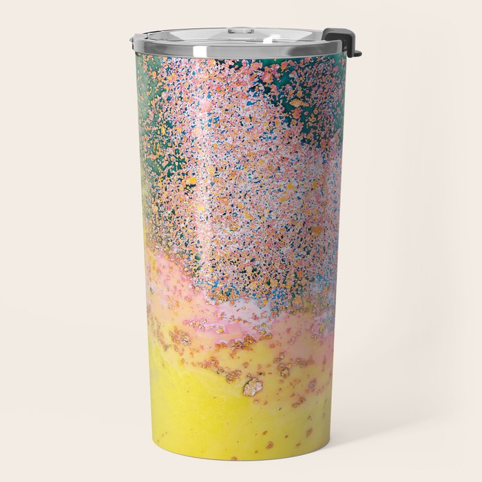 Random Bliss, Abstract Graphic Digital Art, Resin Art Painting Colorful Eclectic Bohemian Travel Mug Gallery Image 2