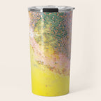 Random Bliss, Abstract Graphic Digital Art, Resin Art Painting Colorful Eclectic Bohemian Travel Mug Gallery Image 1