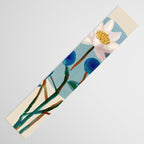 Stylized Lotus Flower Art Table Runner Gallery Image 3