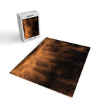 dark cognac brushed suede leather ( faux  ) Jigsaw Puzzle Gallery Image 2